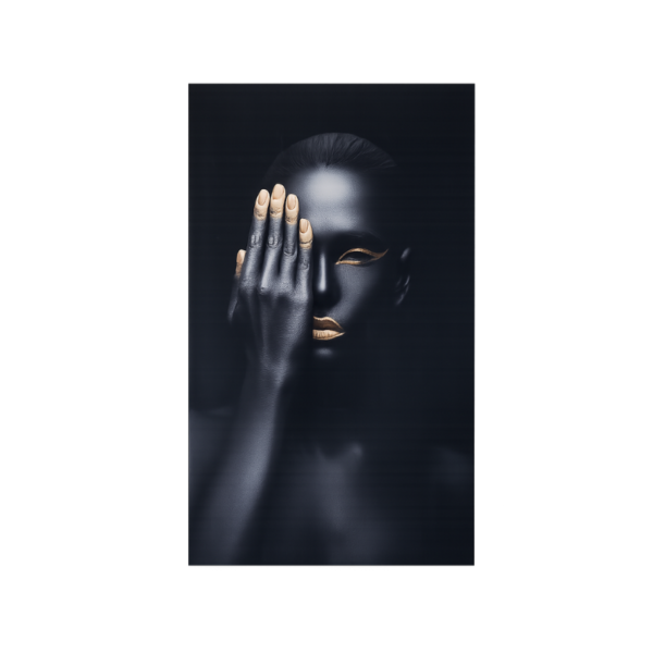 Cuadro Black Woman en lienzo
