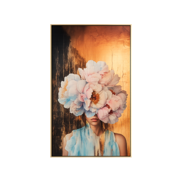 Cuadro Hortensia con marco