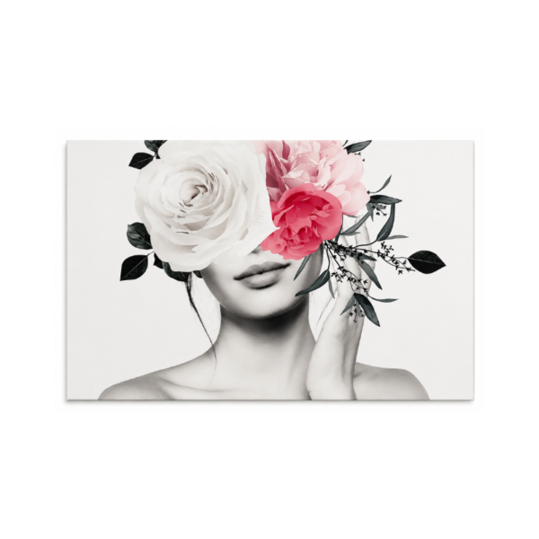 Cuadro Vie en Rose en lienzo